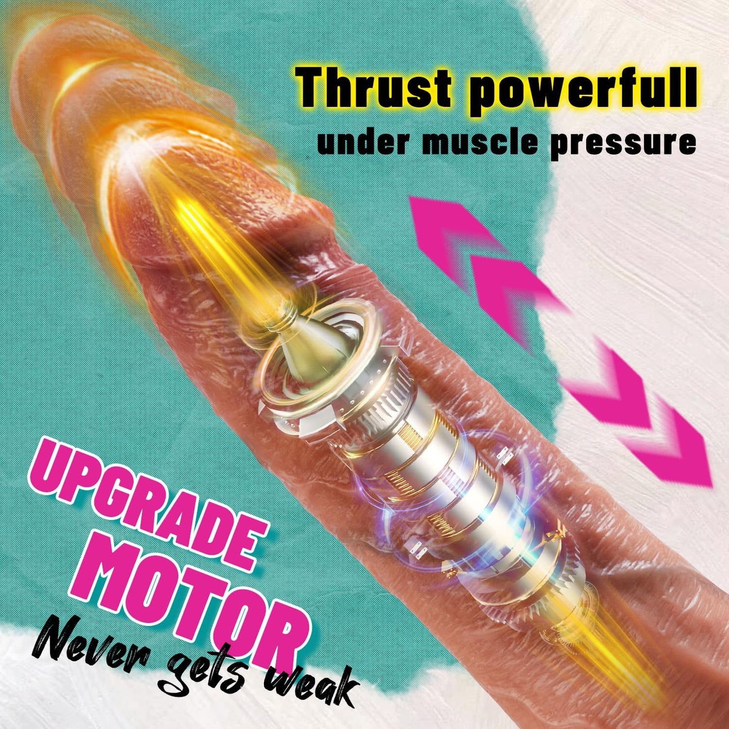 Prime Thrust 10.43" Long Thrusting Vibrating Dildo-1