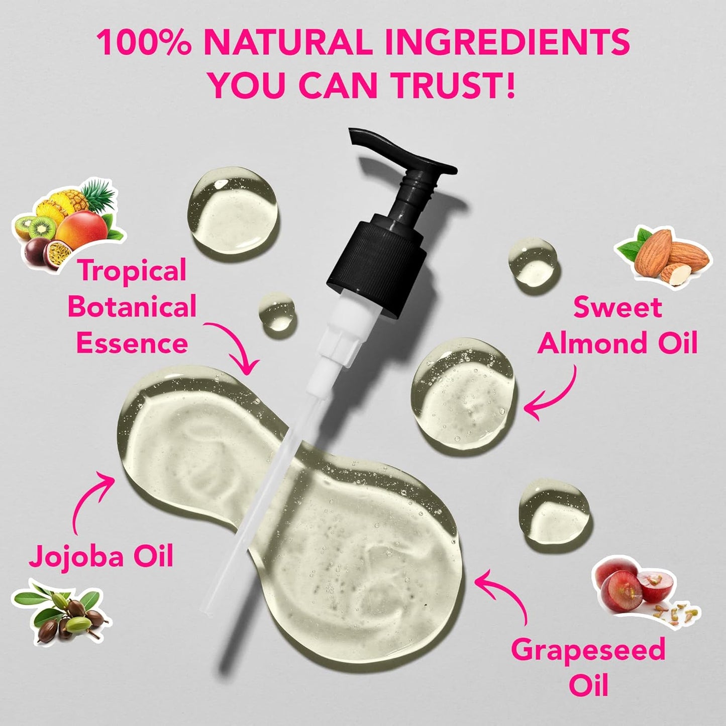 Natural Passion Massage Oil for Couples | Tropical Aromatherapy, All-Natural-2