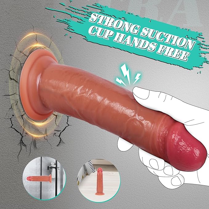 RealSkin Extra Layer Movable Foreskin Dildo-3