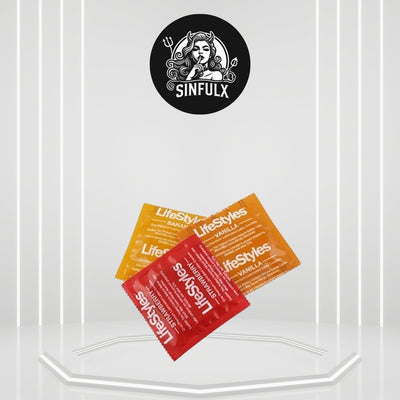 Assorted Flavors Latex Condoms - 24 Pack-0