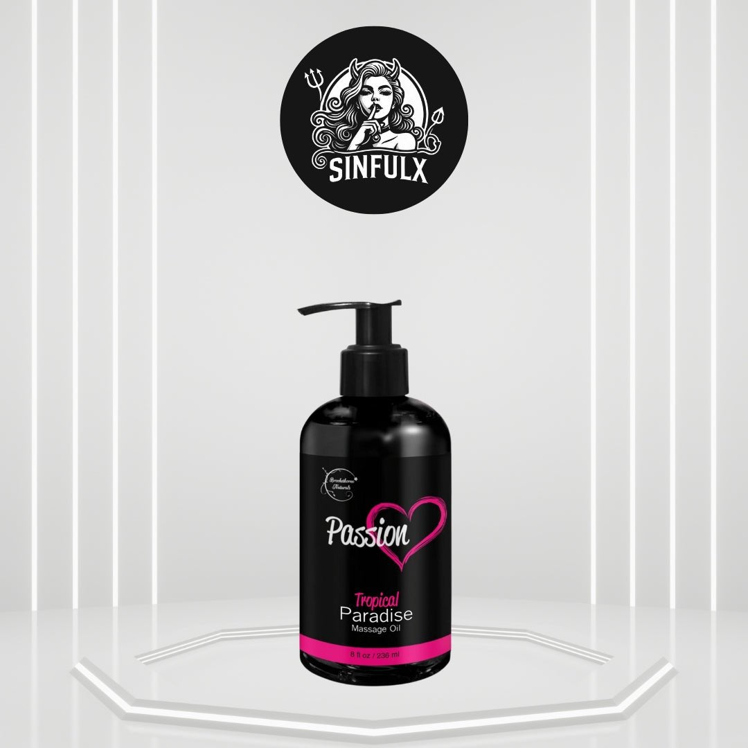 Natural Passion Massage Oil for Couples | Tropical Aromatherapy, All-Natural-0