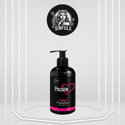 Natural Passion Massage Oil for Couples | Tropical Aromatherapy, All-Natural-0