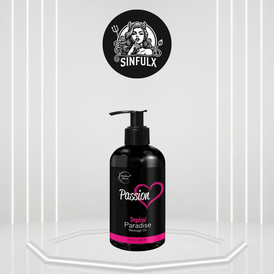 Natural Passion Massage Oil for Couples | Tropical Aromatherapy, All-Natural-0
