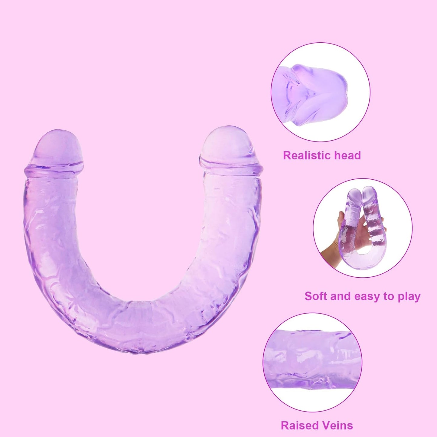 DoubleTrouble Extra-Long Dual-Ended Dildo-1