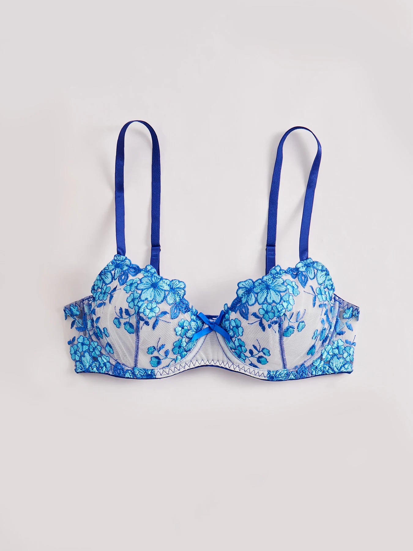 Sexy Breathable Floral Print Lace Lingerie