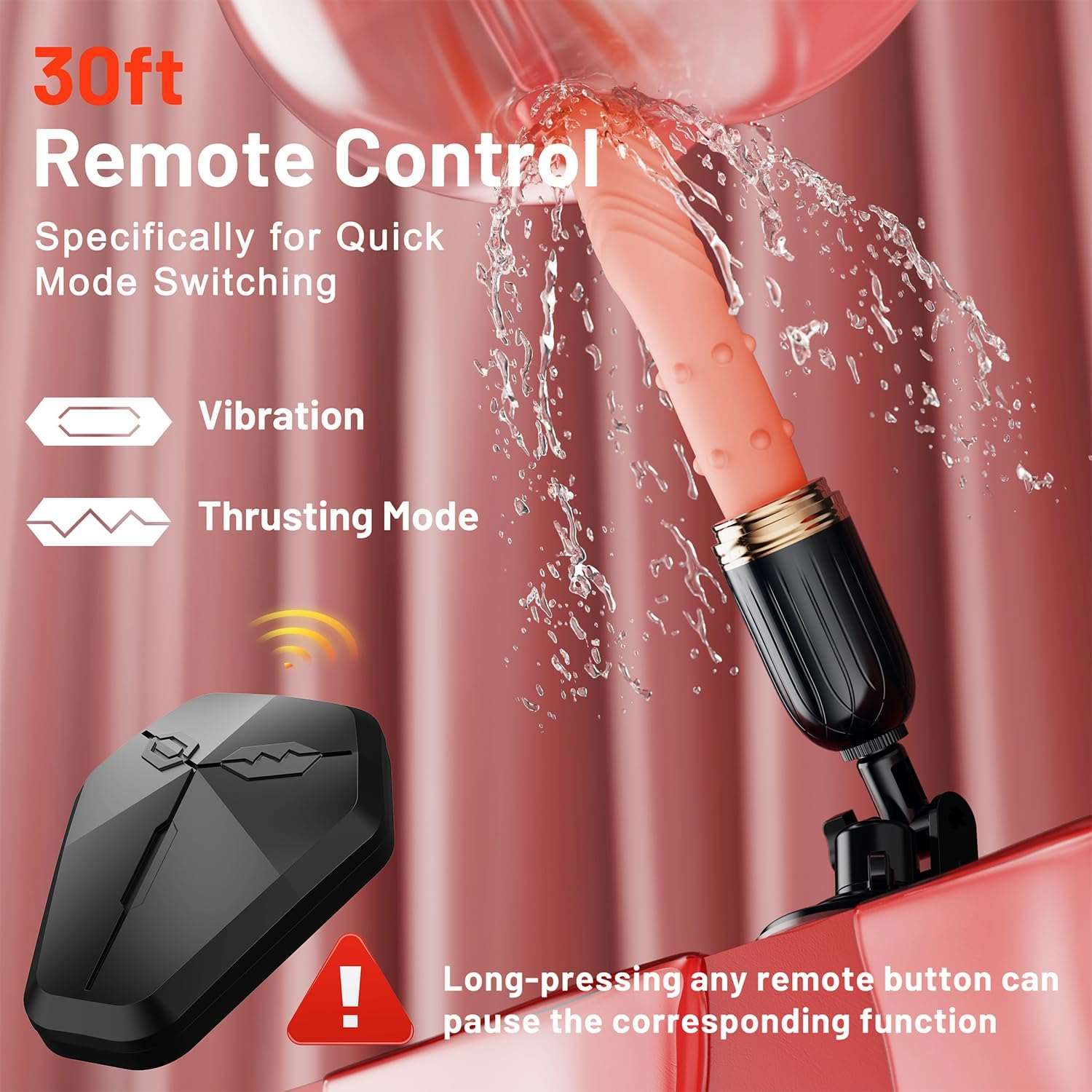 Interactive Thrusting Dildo with Remote Control-3