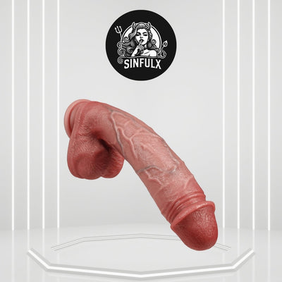PeakMax 10.8" Dual-Layer Silicone Dildo-0