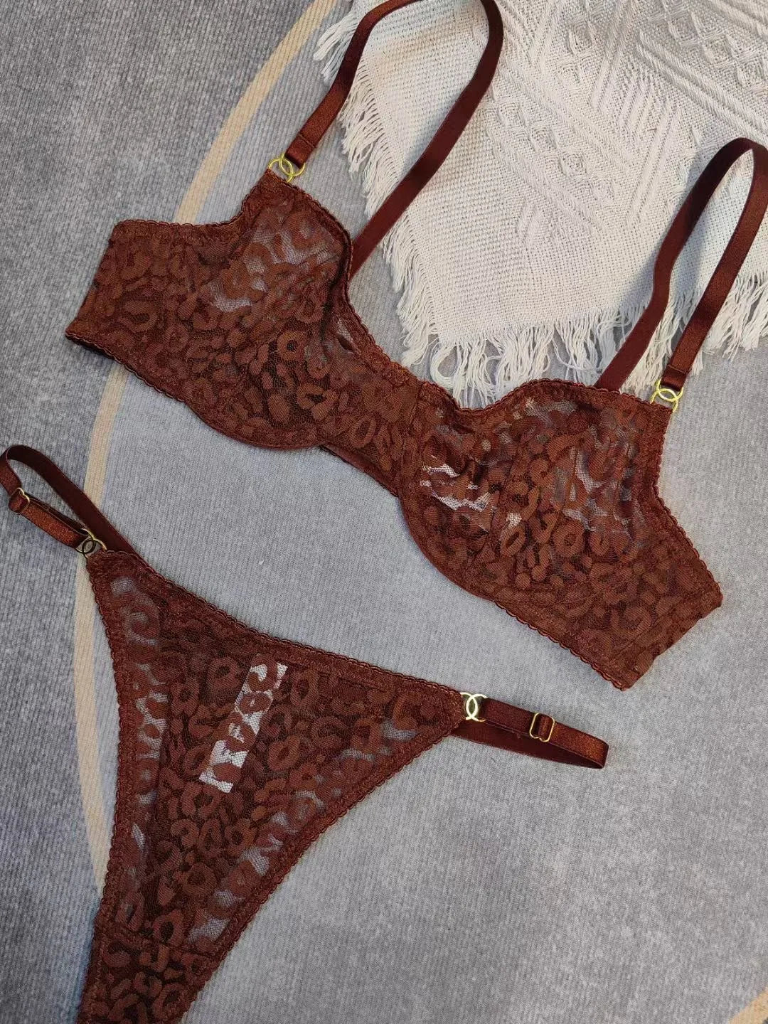 Brazilian Lingerie See Through set
