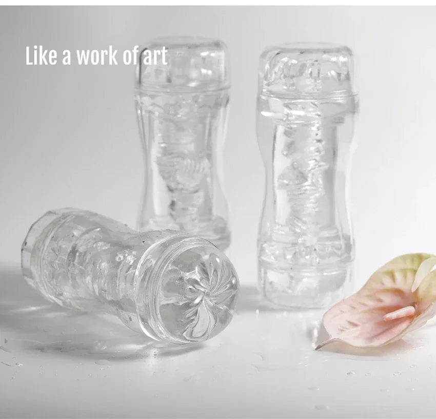 Transparent Male Masturbator Cup