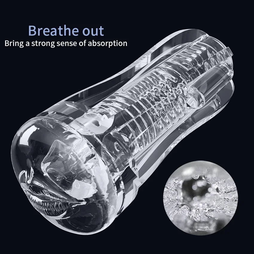 Transparent Male Masturbator Cup
