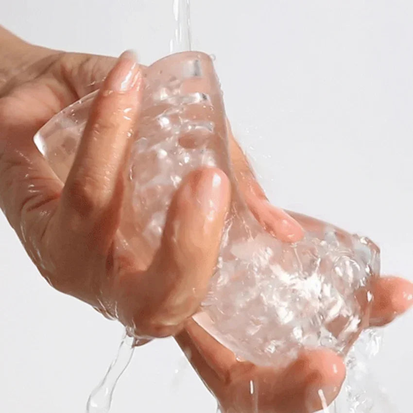 Transparent Male Masturbator Cup