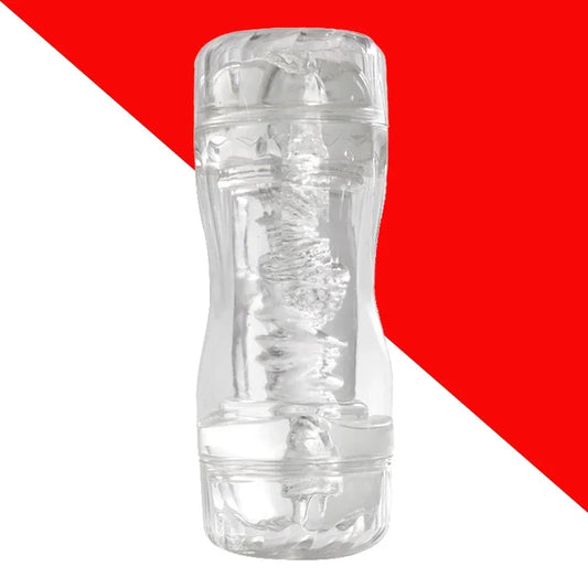 Transparent Male Masturbator Cup