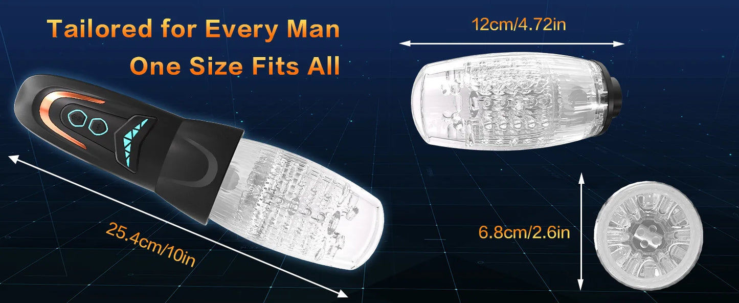 Rotating Male Masturbator Cup