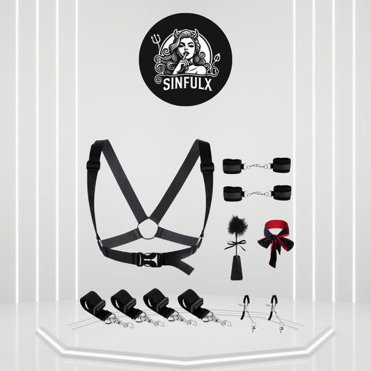 SecureKit 13-Piece BDSM Bondage Restraints Set-0