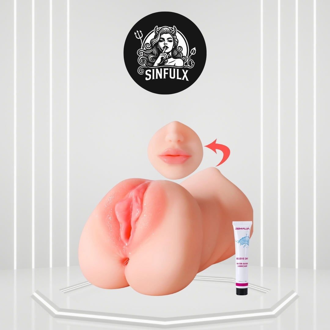 ThrustPocket Triple Stimulation Pocket Pussy Masturbator-0